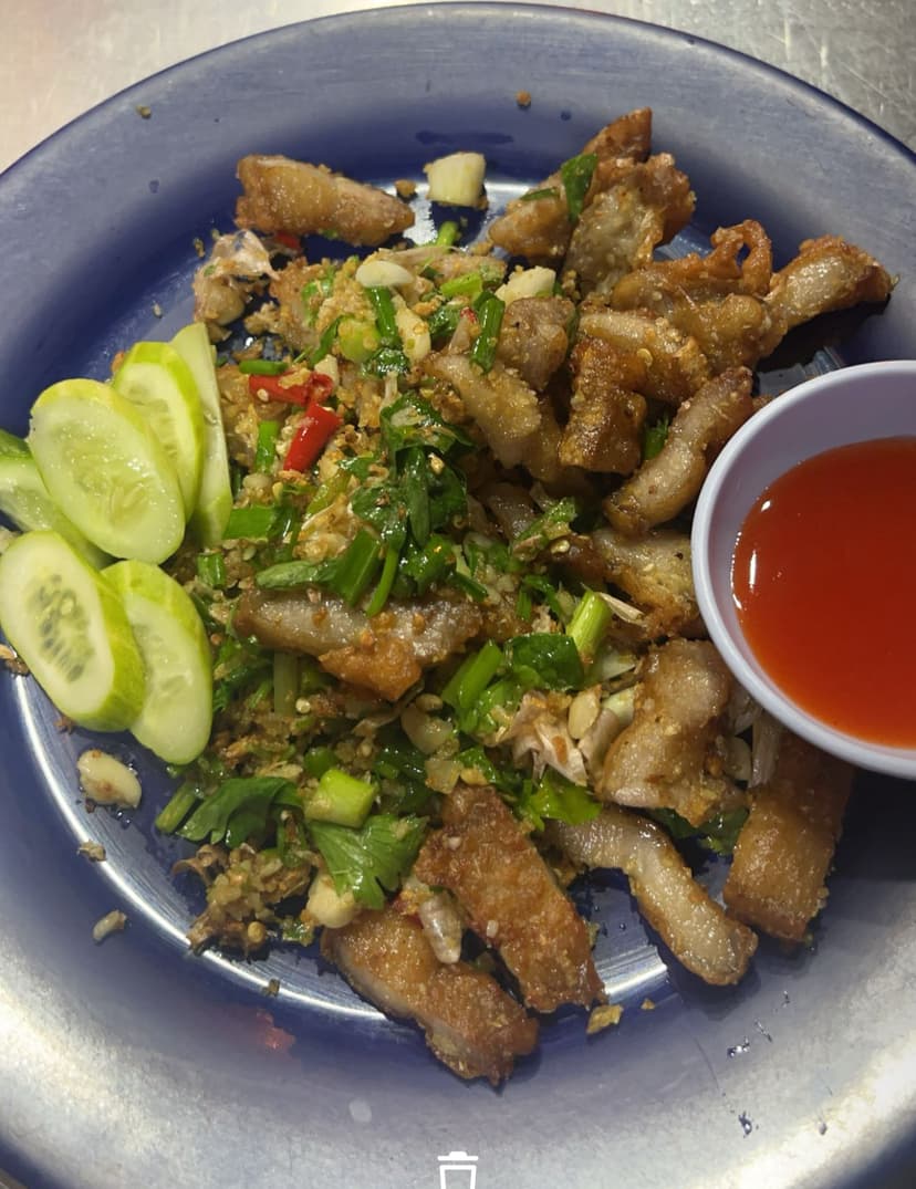 Crispy Pork Belly, Garlic