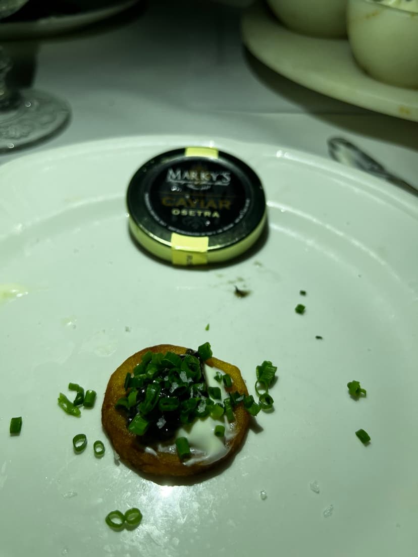 Caviar, Chives, Duck-Fat Potato