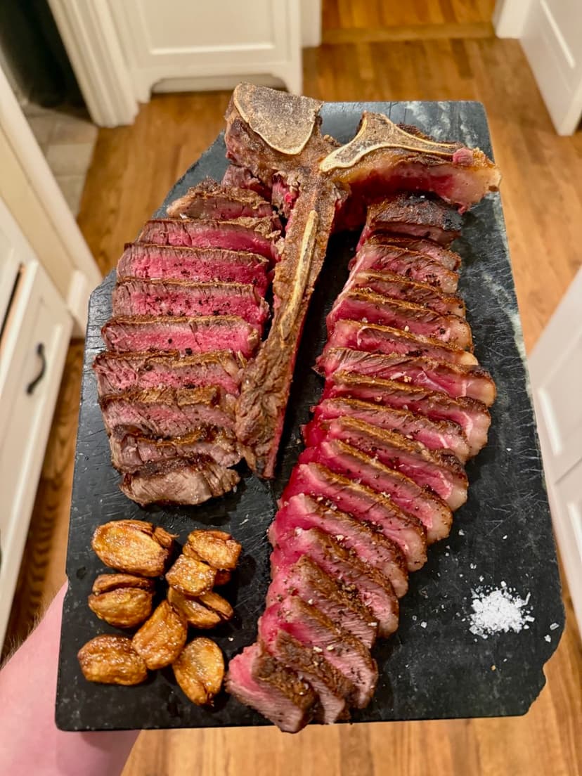 Steak, Fried Garlic