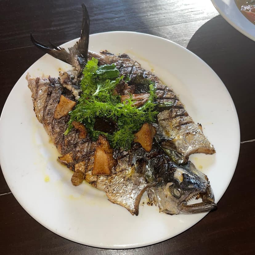 Whole Grilled Mackerel